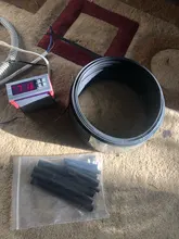 Cinta de calefacción de tipo 220V cable de calefacción de deshielo de techo de protección de tuberías de agua autorregulable