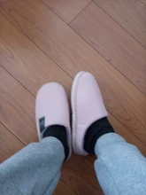 Zapatillas de casa a rayas para hombre y mujer, pelaje corto de casa para invierno, 36-45 talla grande, novedad de 2020