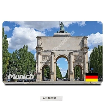 

"Munich", Germany. Souvenir magnet vinyl (size: 54x86mm). Free shipping. Fridge magnet.