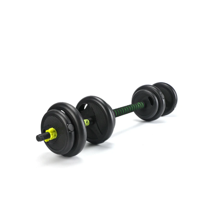 Mancuernas Pesas Ajustables Set 10kg 3en1 +barra +kettlebell