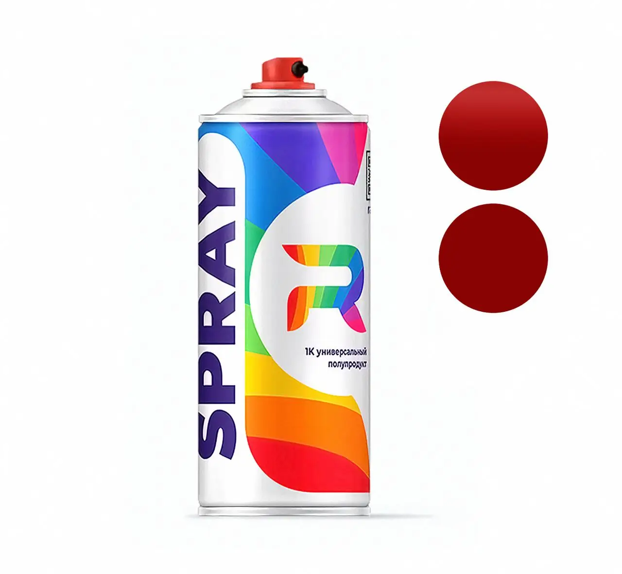 Spray cylinder Fiat 113 - Rosso racing (base paint солид red) 520 ml. | Обустройство дома