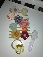 Diadema de princesa para niña recién nacida, lazo Floral elástico de nailon para bebé, conjunto de accesorios para el cabello para niños, accesorios de fotografía, 10 Uds.