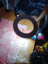 Lámpara de escritorio de lupa plegable profesional, luz LED de lectura con tres modos de atenuación, fuente de alimentación USB, 5 aumentos