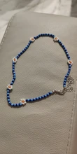 Coxeer-gargantilla de flores de estilo bohemio, accesorios de joyería de viaje para playa, ajustable, bonito collar de cuentas, 1 ud.