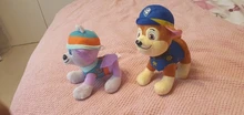 Figuras de acción de la patrulla canina para niños, juguete de peluche suave de 12 y 20cm con seguimiento de perros, modelo Apolo