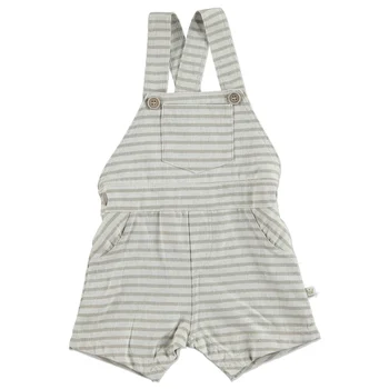 

ebebek For My Baby Summer Boy Brown Striped Poplin Dungarees
