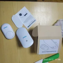 KERUI-botón inalámbrico M518 de autogeneración, 52 canciones, 5 niveles de volumen opcionales, No necesita batería, timbre autoalimentado