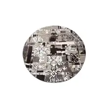 Ковер(120x120x3 см) серый