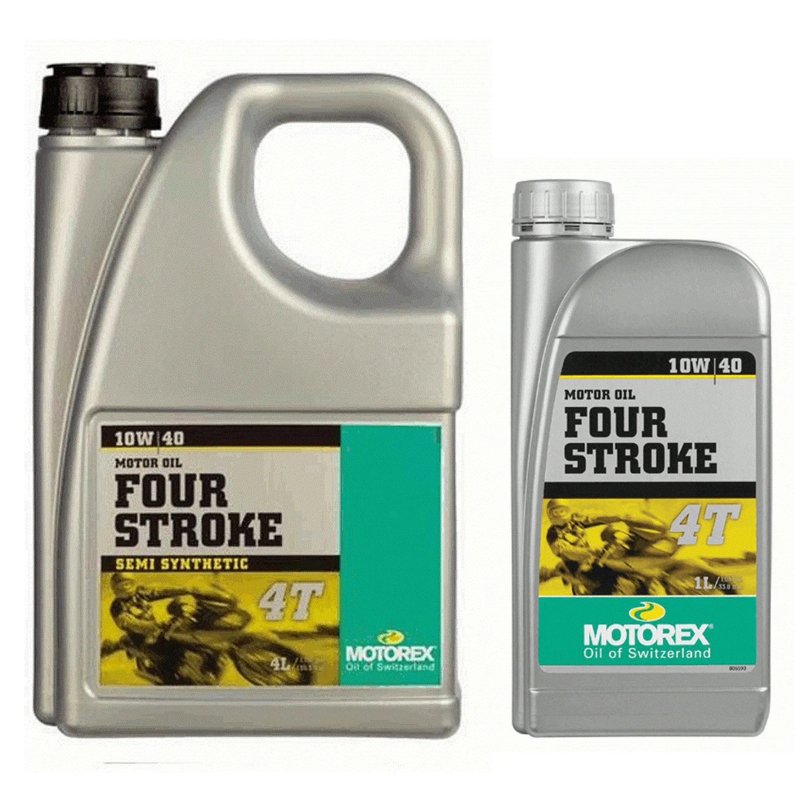 Motorex Oil Mt051I004T Olio Motore 4T 4 Tempi 10W40 1L 4 L. Moto Semi Sintetica, Moto