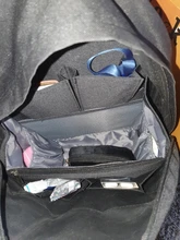 Organizador de viaje, mochila con forro, bolsa de inserción, compartimiento, clasificación, embalaje, cubos, bolso de almacenamiento, accesorios de viaje