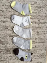 Calcetines de algodón suave para niños, medias deportivas a rayas, Linda y cálida caricatura, para primavera, verano, otoño e invierno, 5 par/lote