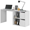 Desk Table, study desks, office desk, computer table, White desk, work table ► Photo 3/6