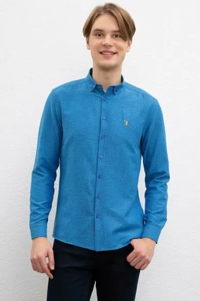 U.S. POLO ASSN. Мужской тканый гомлек
