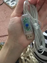 LED Garland Curtains Usb-Power-Fairy-Lights Christmas-Decoration Living-Control Remote