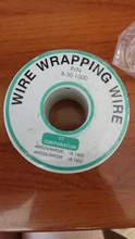 One Roll 8 Colors 30AWG Wire Wrapping Wire, Tinned Copper Solid, PVC insulation