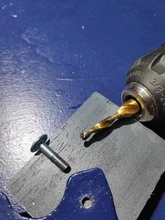 6Pcs/lot Tap Drill Bits 1/4 inch HSS Hex Shank Titanium Coated Thread Screw Tapping Drilling