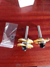 LAVIE 2 pcs 8mm Shank Tongue & Groove Joint Assemble Router Bits T-Slot Milling Cutter