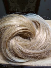 LUPU-moño sintético desordenado para mujer, moño con bandas elásticas para el cabello, coleta recta de Donut, extensiones de cabello