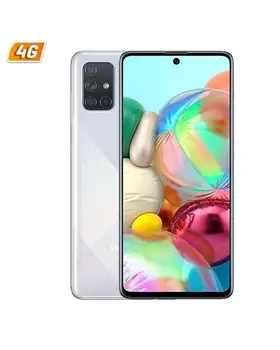 

SAMSUNG GALAXY A71 SILVER mobile phone-6.7 '/17CM - CAM (64 + 12 + 5 + 5)/32MP - OC - 128GB - 6GB RAM - ANDROID - 4G - DUAL SIM-