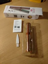 Pluma del condensador de ajuste para cejas para mujer, depiladora Facial de maquillaje, Afeitadora eléctrica portátil indolora, depilación corporal