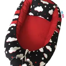 Jaju Baby Siyah Bulutlu Lux Ortopedik Babynest