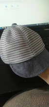 Sombrero Mono para bebé de algodón para verano, gorro Niño a rayas informal, aleros suaves, protección solar, gorros, gorros