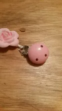 Clip de chupete de forma redonda para bebé, mordedor de cuentas de silicona, accesorios para la dentición, cierres de chupete, herramienta de cuentas DIY