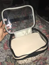 Bolsa de maquillaje transparente multifunción para viaje, organizador de artículos de tocador con diamantes de moda, resistente al agua, almacenamiento de maquillaje para mujer