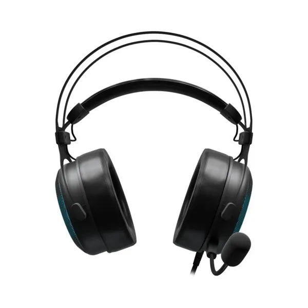 Игровая гарнитура с микрофоном Newskill Kimera V2 светодиодный RGB 15 mW черный