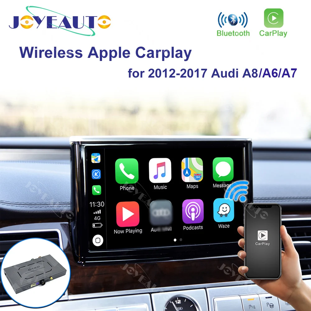 JoyeAuto беспроводной Apple Carplay для Audi A6 A7 A8 C7 2012 2017 iOS Airplay Android зеркальный автомобильный