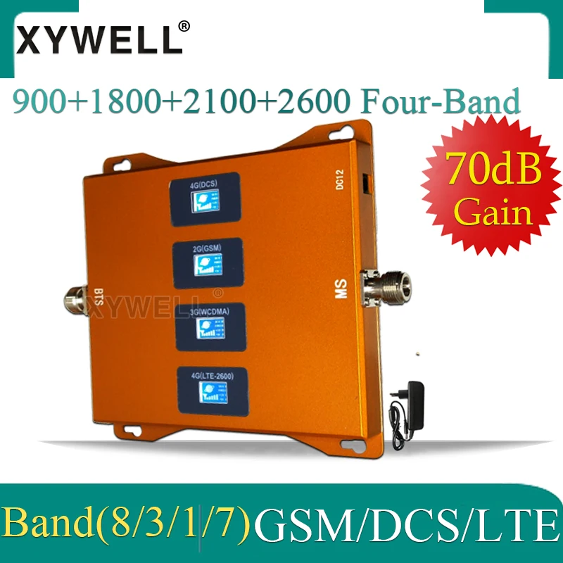 900 1800 2100 2600 Mhz Four-Band 4G Cellular