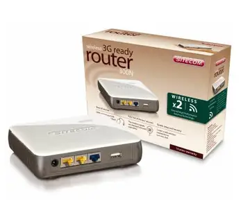 

Sitecom 3G Ready Route 300N With Usb 3G computer networks