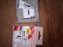 Clip Microscope Magnifying Glass Cell-Phone-Clip Uv-Light Focusing Jewelry 60X LED 