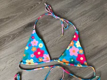 Rinabe-Bikini con estampado Floral para mujer, traje de baño de dos piezas con estampado Floral, cintura baja, 2021