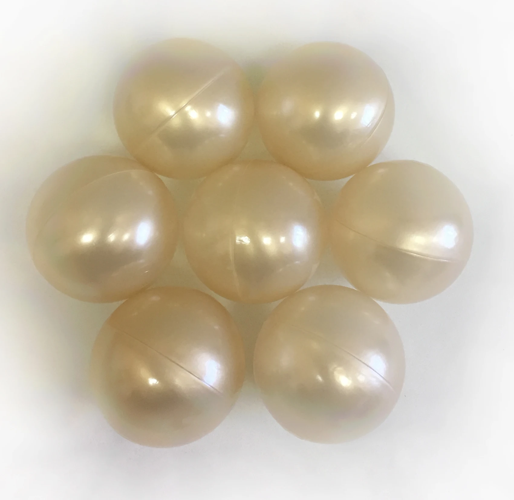 Beads set for game Pool 50 PCs, Dia 7 cm, Gold