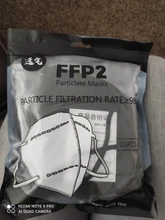 Máscara respiradora ffp2 de 6 capas, mascarilla de seguridad suave con filtración del 95%, pm2.5, fpp2, aprobado