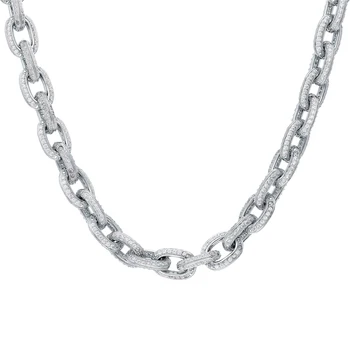 

Silver necklace with cubic zirconium sunlight sample 925