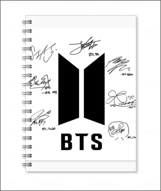 Notebook BTS No. 15 A4 | Канцтовары для офиса и дома