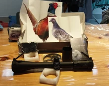 Mira telescópica para rifle, visor óptico para caza, tubo diámetro 30 mm, ampliación 4-16 6-24, resistente a golpes, paralaje lateral 22LR, con cristal brillante de alta definición