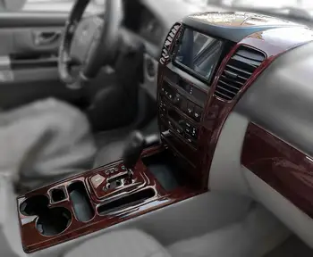 

2003-2010 Kia Sorento Interior Trim Decorative Set Dashboard Kit Piano Black Silver Wood Carbon Fiber