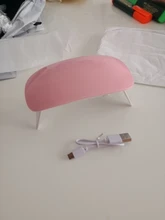 XZMUV-minisecador de uñas portátil, lámpara de manicura de 6 LED UV, Cable USB, para uso doméstico, 6W