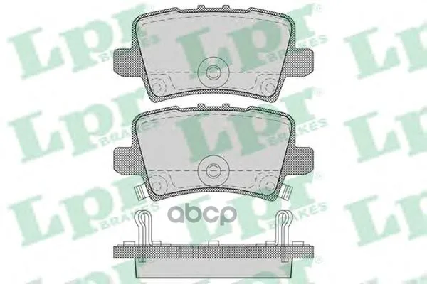 Колодки Тормозные Honda Civic Viii Hatchback 06- Задние Lpr 05p1273 Lpr арт. 05P1273