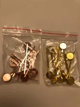 12mm 10 Uds alta calidad clásico 8 colores plateado Material cobre Horquillas para el cabello horquilla Base Ajuste de Cameo de cabujón