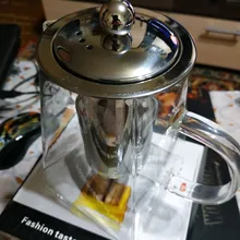 Glass Teapot Tea-Kettle INFUSER-FILTER Puer Flower Oolong Kung-Fu Heat-Resistant Stainless-Steel