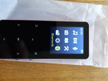 ICEICE Reproductor de MP3 con Bluetooth hifi sin pérdidas mini reproductor de música con radio fm auriculares, deporte MP 3 metal walkman dap