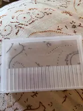 Caja de almacenamiento con ranuras de plástico para limas de uñas, accesorios de manicura con soporte transparente acrílico, 20 unidades