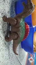 Dinosaurio eléctrico que camina, juguete de dinosaurios brillantes con sonido, modelo de animales para niños, regalo interactivo