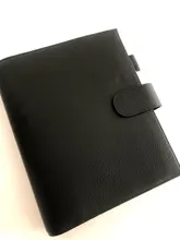 Moterm-Agenda de anillos de lujo con carpeta de anillos plateados, organizador de Agenda, diario, Bloc de notas, cuaderno de bocetos, A5, 30 MM, nueva serie
