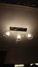 Lamp.led-Light Iron-Glass Bubbles Golden-Chandelier Postmodern Dinning-Room for Foyer
