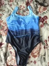Women Swimsuit Cross-Back Plavky Sexy Push-Up One-Piece Beach Mujer Mayo Gradient Print